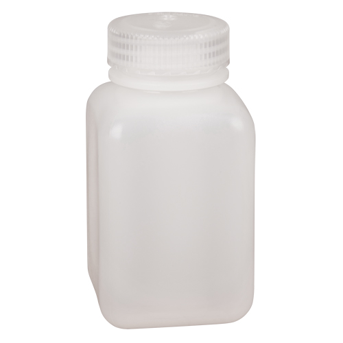Bouteilles peu encombrantes &agrave; prise facile, Carr&eacute;e, 8 oz, Plastique OSI Industrial Sales