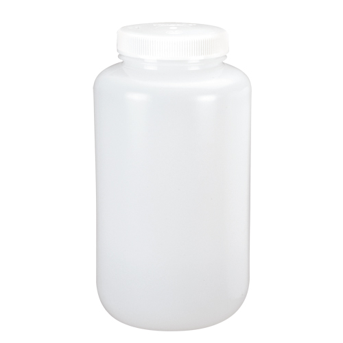 Wide-Mouth Bottles, Round, 1/2 gal., Plastic OSI Industrial Sales