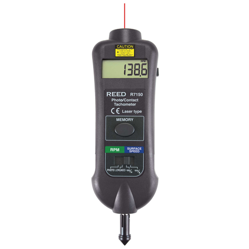 Professional Dual Function Tachometer, Contact/Photo (Non Contact) OSI Industrial Sales