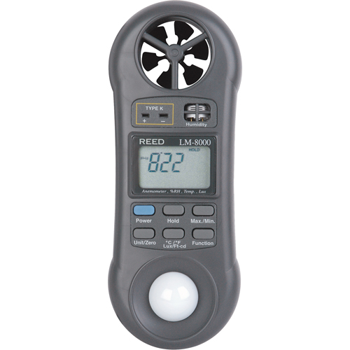 Thermo-Anemometer, Not Data Logging, 0.2 - 30.0 m/sec Air Velocity Range OSI Industrial Sales