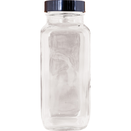 Bottle, Square, 8 fl. Oz., Glass OSI Industrial Sales