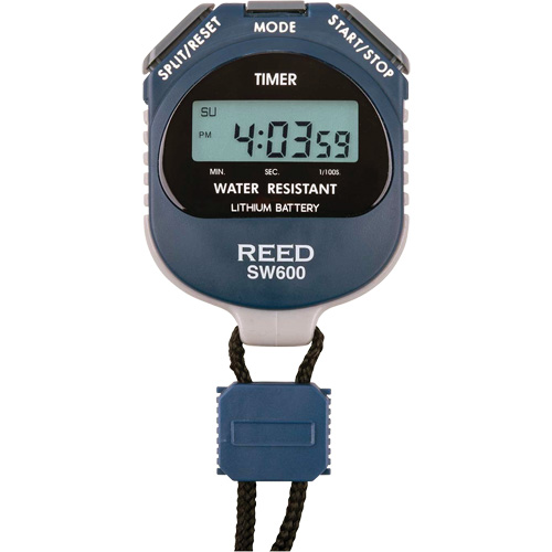 REED SW600 Stopwatch, Digital, Water Resistant OSI Industrial Sales