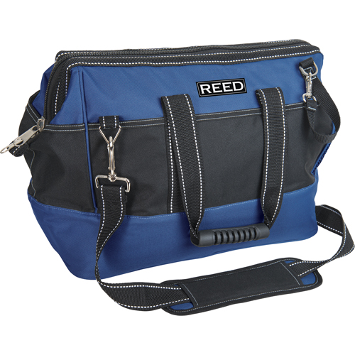 Industrial Tool Bag, Polyester, 33 Pockets, Black/Blue OSI Industrial Sales