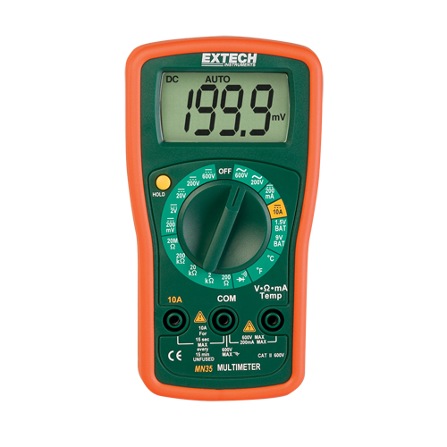 Digital Mini Multimeter, AC/DC Voltage, DC Current OSI Industrial Sales