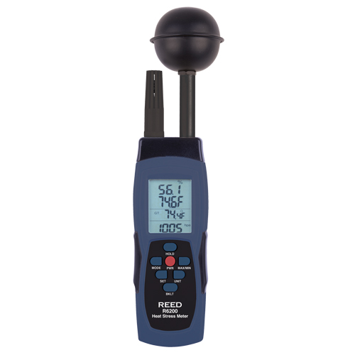 Compteur de contrainte thermique au thermom&egrave;tre-globe mouill&eacute; (WBGT) OSI Industrial Sales
