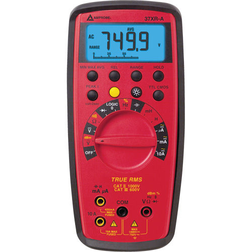 37XR-A True RMS Digital Multimeter, AC/DC Voltage, AC/DC Current OSI Industrial Sales