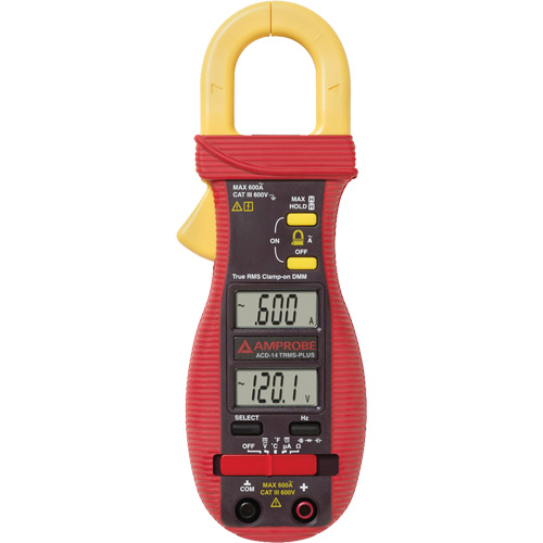 ACD-14-PLUS Clamp-On Multimeter with Dual Display, AC/DC Voltage, AC Current OSI Industrial Sales