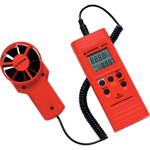 TMA10A Anemometer Thermometer, Not Data Logging, 0.4 - 25 m/sec Air Velocity Range OSI Industrial Sales