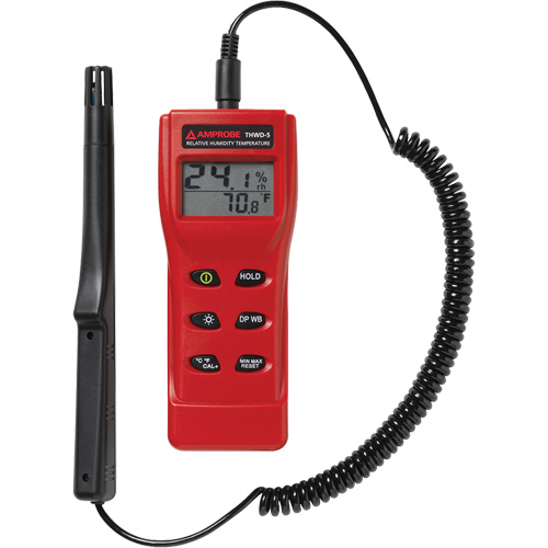 THWD-5 Relative Humidity & Temperature Meter, 0% - 100% RH, 14°- 140° F ( -10° - 60° C ) OSI Industrial Sales