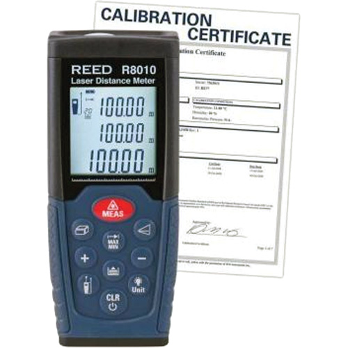 T&eacute;l&eacute;m&egrave;tre laser avec certificat de calibration, 1,92" - 328' (5 cm - 100 m) Gamme de mesure, Num&eacute;rique (&eacute;lectronique) OSI Industrial Sales
