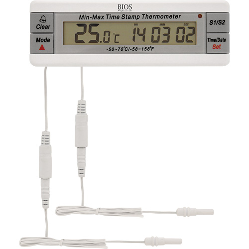 Vaccine Thermometer, Contact, Digital, -50-70°F (-58-158°C) OSI Industrial Sales