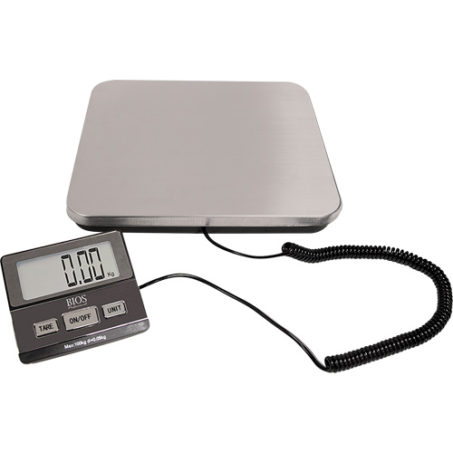 Digital Receiving Scale, 220 lbs. Cap., 1 lbs. Graduations OSI Industrial Sales