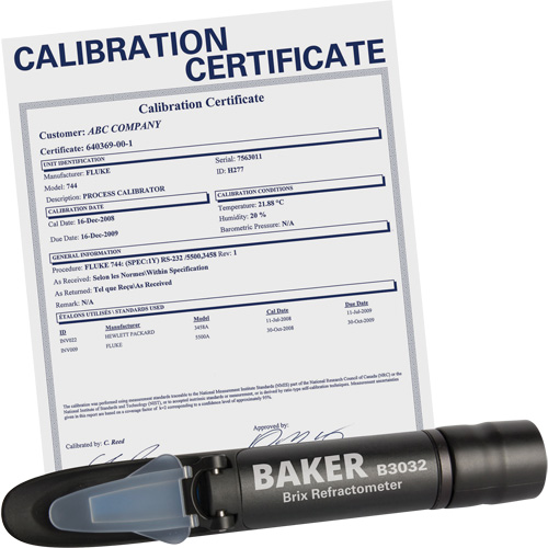 Refractometer with ISO Certificate, Analogue (Sight Glass), Br OSI Industrial Sales
