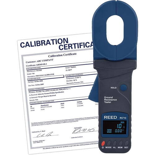 Clamp-On Ground Resistance Tester with Calibration Certificate OSI Industrial Sales