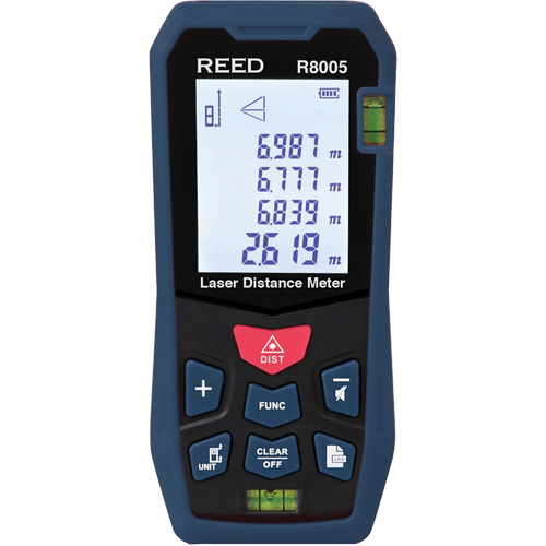 T&eacute;l&eacute;m&egrave;tre laser, 0' - 164' (0 m - 50 m) Gamme de mesure, Num&eacute;rique (&eacute;lectronique) OSI Industrial Sales