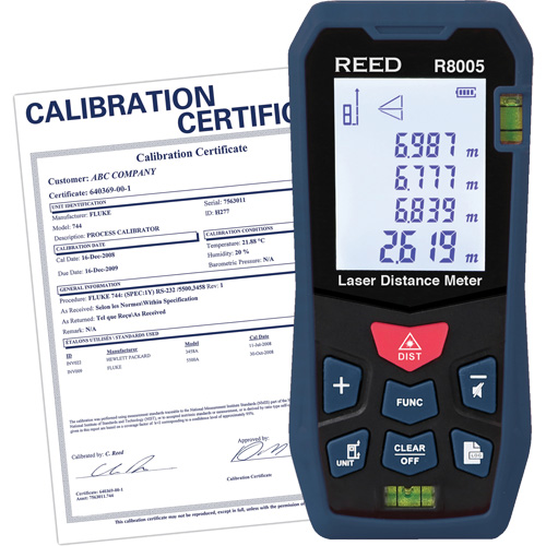 T&eacute;l&eacute;m&egrave;tre laser avec certificat ISO, 0' - 164' (0 m - 50 m) Gamme de mesure, Num&eacute;rique (&eacute;lectronique) OSI Industrial Sales