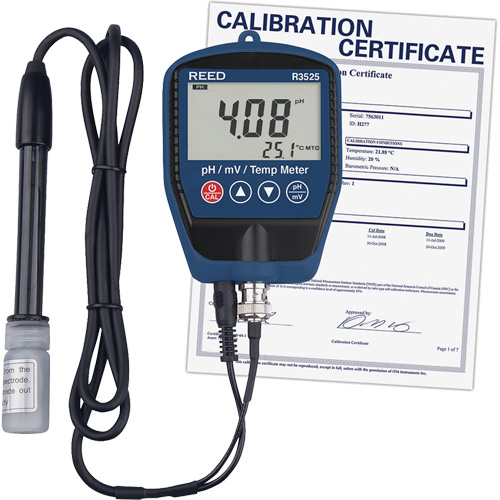 pH/mV Meter with Temperature with ISO Certificate OSI Industrial Sales