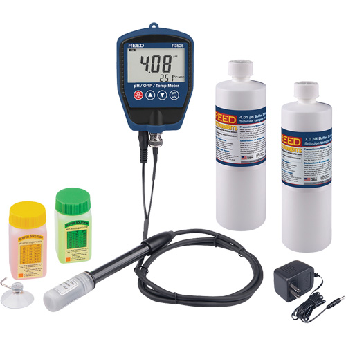 pH/mV Meter with Buffer Solution & Power Adapter Kit OSI Industrial Sales