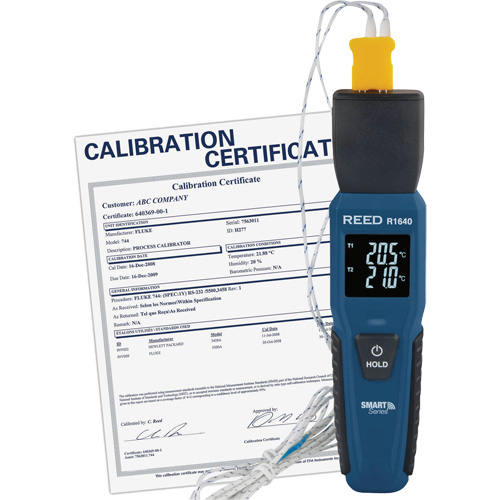 Thermom&egrave;tre &agrave; thermocouple Blueetooth Smart Series avec certificat ISO, Contact, Num&eacute;rique, -328-2501°F (-200-1372°C) OSI Industrial Sales