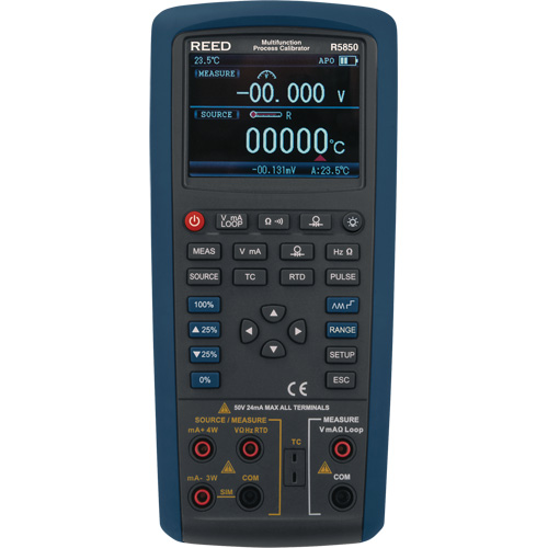 Multifunction Process Calibrator, Without Data Logging, Portable, 5 Processes OSI Industrial Sales