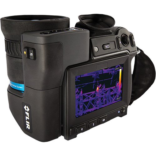 T1020 HD Thermal Camera with Viewfinder & 28° Lens, 800 x 480 pixels, -40° - 2000°C (-40° - 3632°F), 20 mK OSI Industrial Sales