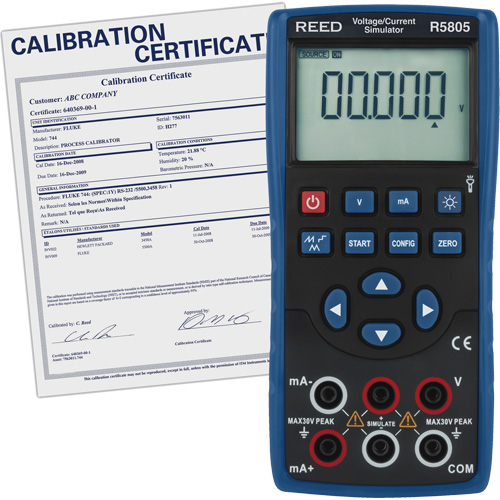 Simulateur de tension/courant avec certificat de traçabilit&eacute; OSI Industrial Sales