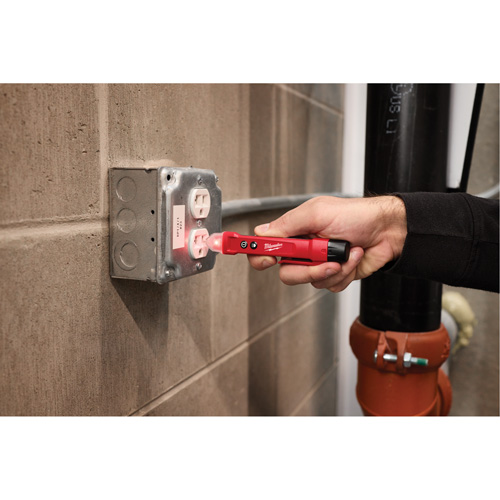 D&eacute;tecteur de tension avec DEL et testeur de prise DDFT, 50 V - 1000 V, Alerte Affichage & son OSI Industrial Sales