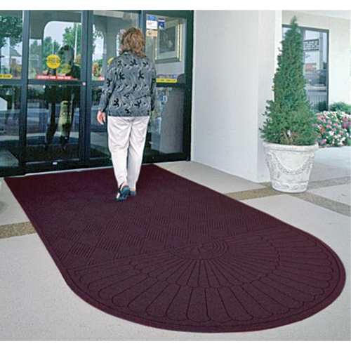 Tapis Waterhog Eco, Essuie-pieds/grattoir, 3' x 6' x 3/8", Marron OSI Industrial Sales