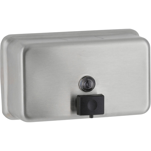 Surface-Mounted Horizontal Soap Dispenser, Push, 1200 ml Capacity OSI Industrial Sales