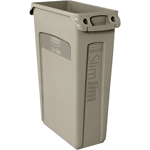 Contenants Slim Jim a/canaux de ventilation, Plastique, 23 gal. US OSI Industrial Sales