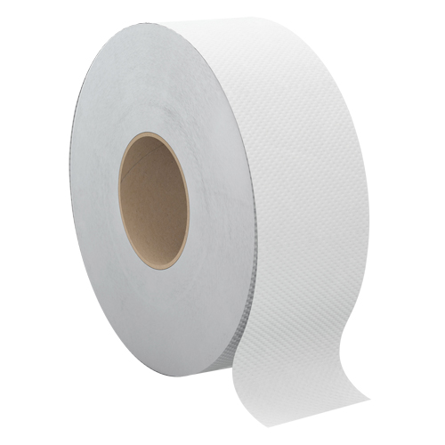 Pro Select&reg; Toilet Paper, Jumbo Roll, 2 Ply, 900' Length, White OSI Industrial Sales