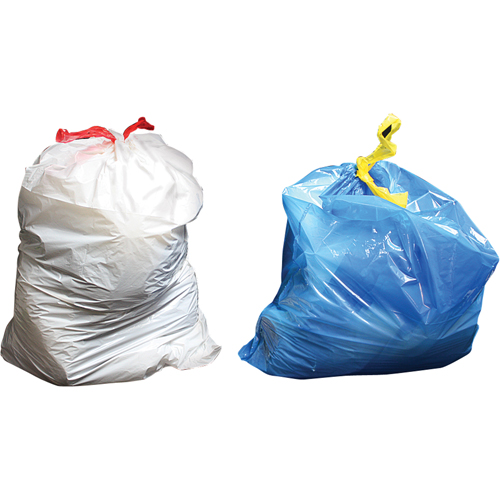 Sure-Tie&reg; Garbage Bags, Strong, 33" W x 38" L, 0.9 mils, Clear, 121.13 L (32 Gal.) Capacity OSI Industrial Sales