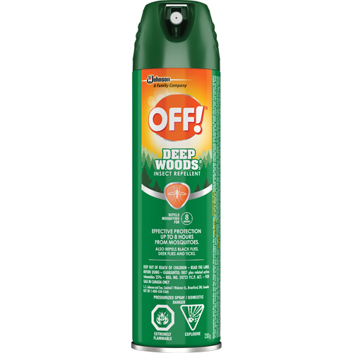 OFF! Deep Woods&reg; Insect Repellent, 25% DEET, Aerosol, 230 g OSI Industrial Sales