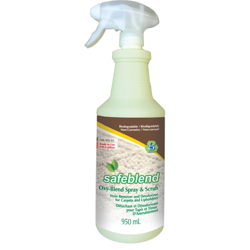 Stain Remover & Deodorizer for Carpets and Upholstery, 950 ml, Trigger Bottle OSI Industrial Sales