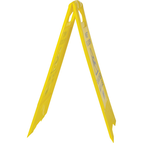 Safety Wet Floor Sign, Bilingual with Pictogram OSI Industrial Sales