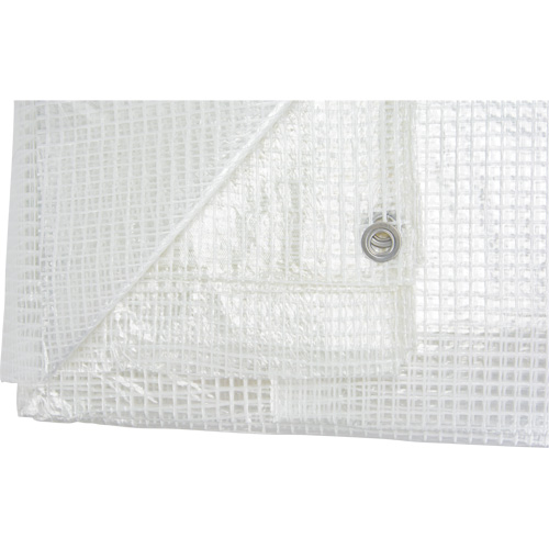 Clear Tarp, 12' x 10' x 8 mils OSI Industrial Sales