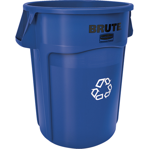 Contenant de collecte des d&eacute;chets recyclable Brute, Vrac, Plastique, 32 gal. US OSI Industrial Sales