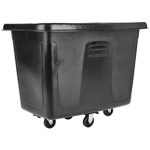 Bulk Cube Truck, Polyethylene, 42-13/16" L x 28" W x 33" H, 12 cu.ft. Volume, 400 lbs. Capacity OSI Industrial Sales