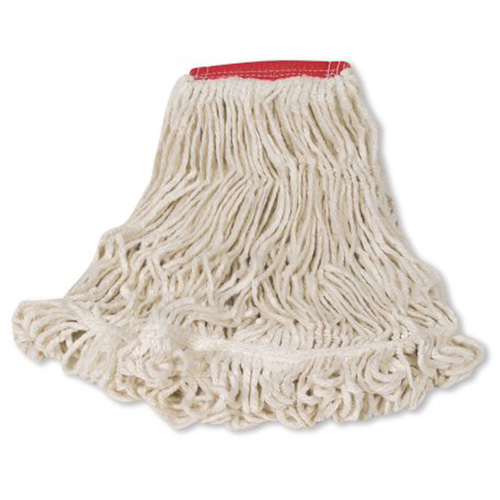 Super Stitch Wet Mop, Floor Finishing, Cotton/Yarn, 21 oz., Loop Style OSI Industrial Sales