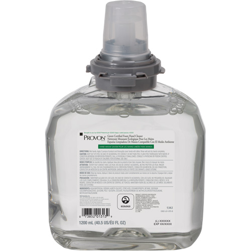 Green Certified Hand Soap for PROVON&reg; TFX Dispenser, Foam, 1200 ml, Scented OSI Industrial Sales