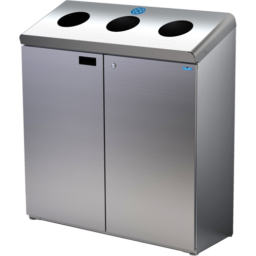 Station de recyclage au sol, Vrac, Acier inoxydable, 42 gal. OSI Industrial Sales