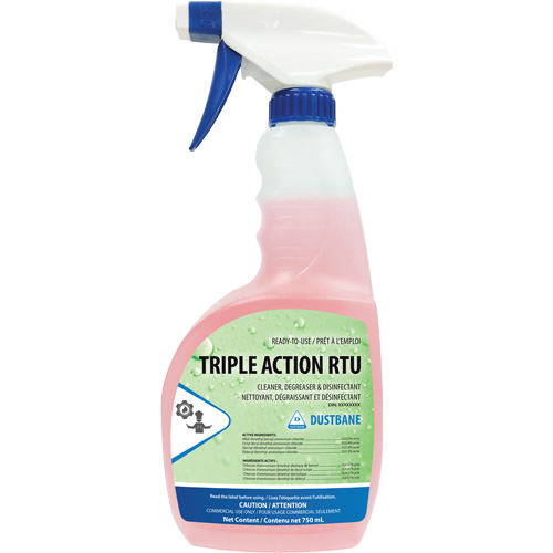 Triple Action - Cleaner, Degreaser, and Disinfectant, 750 ml, Trigger Bottle OSI Industrial Sales