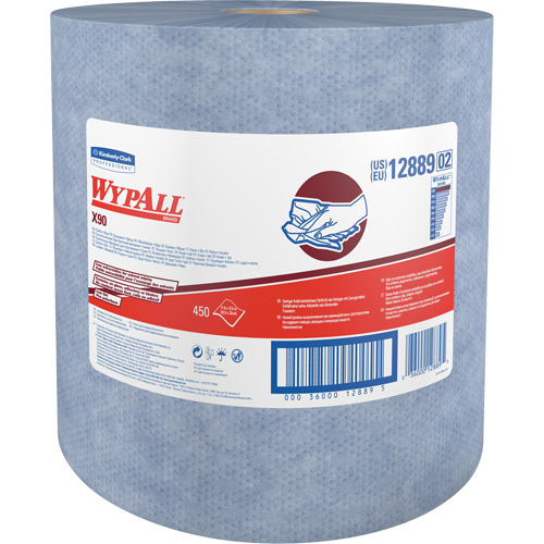X90 Jumbo Roll Wipers, Heavy-Duty, 12-1/5" L x 12-2/5" W OSI Industrial Sales