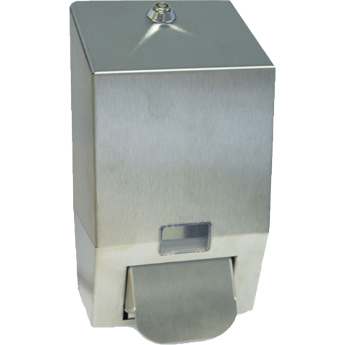 Distributeur de savon en acier inoxydable, &agrave; pression, Capacit&eacute; de 1000 ml, Format Cartouche de recharge OSI Industrial Sales