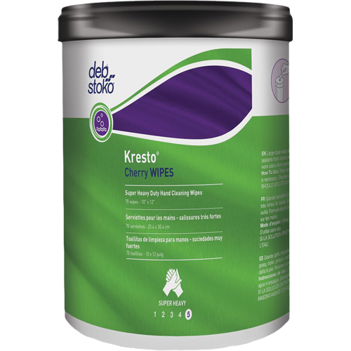 Kresto&reg; Cherry Wipes, 70 Wipes, 10" x 12" OSI Industrial Sales