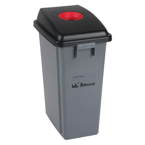 Recycling & Garbage Bin with Classification Lid, Plastic, 16 US gal. OSI Industrial Sales