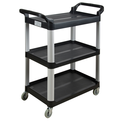Utility Cart, 3 Tiers, 16-3/4" x 37" x 33-1/2", 250 lbs. Capacity OSI Industrial Sales