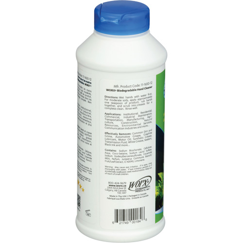 Nettoyant pour les mains biod&eacute;gradable, Poudre, 0,406 lb, Bouteille, Parfum&eacute; OSI Industrial Sales