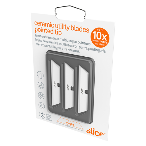 Slice Lames &agrave; bout pointu en c&eacute;ramique pour couteau utilitaire, Style Simple OSI Industrial Sales
