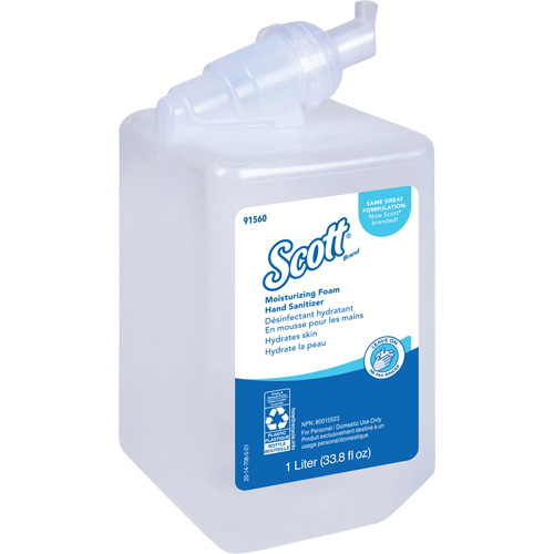 Scott&reg; Pro Moisturizing Foam Hand Sanitizer, 1000 ml, Cartridge Refill, 62% Alcohol OSI Industrial Sales